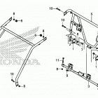 SXS500M Roll bar