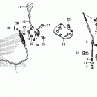 SXS700M2 Shift lever@select lever
