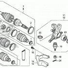 TRX500FA7 Front knuckle@front drive
