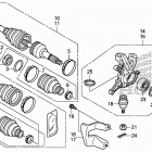 TRX500FM6 Front knuckle@front drive
