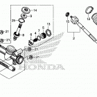 SXS1000M3L Steering gear box@tie rod