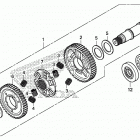 SXS1000M5L Final driven shaft