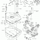 BRUTE FORCE 750 4x4i (KVF750LKF) ТОПЛИВНЫЙ БАК