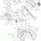 BRUTE FORCE 750 4x4i EPS (KVF750GKF) Крыло переднее