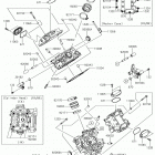 BRUTE FORCE 750 4x4i EPS (KVF750HKF) ГОЛОВКА ЦИЛИНДРА
