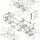 BRUTE FORCE 750 4x4i EPS (KVF750JKF) Рама ,крепежные детали