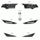 KFX50 (KSF50BKF) Decals(white)(bkf)(us)