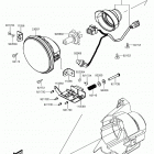 BRUTE FORCE 300 (KVF300CJF) Фара