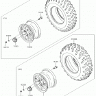 BRUTE FORCE 750 4x4i Wheels  /  tires(ljf)