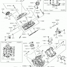 BRUTE FORCE 750 4x4i EPS (KVF750GJF) ГОЛОВКА ЦИЛИНДРА