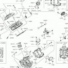BRUTE FORCE 750 4x4i EPS (KVF750HJF) ГОЛОВКА ЦИЛИНДРА
