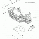 A19DCE87AK 900 ACE EPS XC Chassis, main frame and skid plate - a19dce87ak (101294)