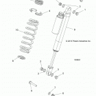 A19DCE87AK 900 ACE EPS XC Suspension, front shock mounting - a19dce87ak (100651)