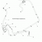 A19HZA15A1/A7/B1/B7 ATV RGR 150 EFI Body, fuel tank evap - a19hza15b1  /  b7 (101589)