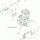 A19SEA50B1/B7/SEE50B7/SEG50B4 SPORTSMAN 450 HO Engine, mounting - a19sea50b1  /  b7  /  see50b7  /  seg...