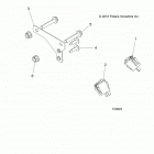 A19SEA57B1/5/9/L2/L7/E57B1/5/9/F57B4/SEY57B5 SPORTSMAN 570 EFI Electrical, switches and aux power plug bracket - a19sef...