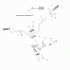 A19SJE57BH SPORTSMAN 570 SP TOURING Steering, handlebar and controls - a19sje57bh (49atvhand...