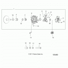 A19SVA85BG SCRAMBLER 850 48 Drive train, primary clutch - a19sva85bg (100480)