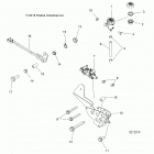 A19SXA85B1/B4/SXE85BC/B9/SXZ85BJ SPORTSMAN 850 SP 48 Brakes, brake pedal and master cylinder - a19sxa85b1  / ...