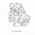A19SXA85B1/B4/SXE85BC/B9/SXZ85BJ SPORTSMAN 850 SP 48 Engine, long block - a19sxa85b1  /  b4  /  sxe85bc  /  b...