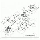 A19SXA85B1/B4/SXE85BC/B9/SXZ85BJ SPORTSMAN 850 SP 48 Drive train, main gearcase - a19sxa85b1  /  b4 (101588)