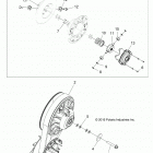 A19SXA85B1/B4/SXE85BC/B9/SXZ85BJ SPORTSMAN 850 SP 48 Drive train, secondary clutch - a19sxa85b1  /  b4  /  sx...