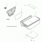 A19SXN85A8 SPORTSMAN 850 HIGH LIFTER Body, storage, rear - a19sxn85a8