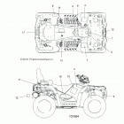 A19SYE85BH SPORTSMAN TOURING 850 SP Body, decals - a19sye85bh (101564)
