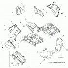 A19SYS95CH SPORTSMAN TOURING TRACTOR 1000 Body, front cab - a19sys95ch (101232)