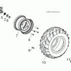 A19YAF11B5/N5 SPORTSMAN 110 Wheels, front - a19yaf11b5  /  n5 (49atvwheelfrt07sprt90...