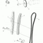 A18DAA50B7 ACE 500 SOHC Engine, cam chain and sprocket - a18daa50b7