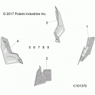 A18DAA50B7 ACE 500 SOHC Body, mud guard - a18daa50b7 (c101375)