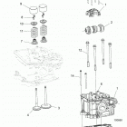 A18DAA50B7 ACE 500 SOHC Engine, cylinder head, cam and valves - a18daa50b7