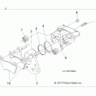 A18DAA50B7 ACE 500 SOHC Brakes, caliper, front - a18daa50b7 (49rgrcaliper14570)