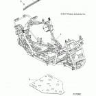 A18DAA50B7 ACE 500 SOHC Chassis, main frame and skid plate - a18daa50b7 (101262)