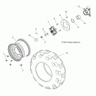 A18DAA50B7 ACE 500 SOHC Wheels, rear - a18daa50b7 (49atvwheelrr14sp325)