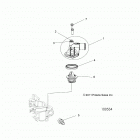 A18DAA57F5 ACE 570 EFI EURO Engine, thermostat and cover - a18daa57f5 (100534)