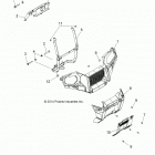 A18SDA57F1/SDE57F1 SPORTSMAN 570 TOURING EPS EU Body, front bumper and mounting - a18sda57f1  /  sde57f1...