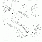 A18SDA57F1/SDE57F1 SPORTSMAN 570 TOURING EPS EU Engine, exhaust - a18sda57f1  /  sde57f1