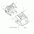 A18SES57C1/C2/C5/C7/E1/E5/E7/P57C1/T57C1/C7/E1/E7 SPORTSMAN 570 EPS TRACTOR Body, headlight pod - a18ses57c1  /  c2  /  c5  /  c7  /...