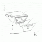 A18SES57C1/C2/C5/C7/E1/E5/E7/P57C1/T57C1/C7/E1/E7 SPORTSMAN 570 EPS TRACTOR Body, storage box, rear - a18ses57c1  /  c2  /  c5  /  c...