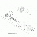 A18SES57C1/C2/C5/C7/E1/E5/E7/P57C1/T57C1/C7/E1/E7 SPORTSMAN 570 EPS TRACTOR Drive train, secondary clutch - a18ses57c1  /  c2  /  c5...