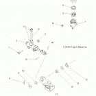 A18SHS57CS/ES SPORTSMAN 570 EPS TRACTOR SP Brakes, brake pedal and master cylinder - a18shs57cs  / ...