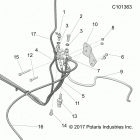 A18SHS57CS/ES SPORTSMAN 570 EPS TRACTOR SP Brakes, valve system - a18shs57cs  /  es (c101363)