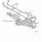 A18SJS57CU SPORTSMAN 570 TOURING EPS TRACTOR SP Chassis, frame - a18sjs57cu (100506)