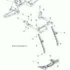 A18SVA85B5 SCRAMBLER 850 Body, front rack support - a18sva85b5 (49atvrackmtg13850...