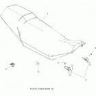 A18SVA85B5 SCRAMBLER 850 Body, seat - a18sva85b5 (49atvseat13850scram)