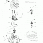 A18SVA85B5 SCRAMBLER 850 Engine, cooling system and water pump - a18sva85b5