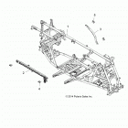 A18SVA85B5 SCRAMBLER 850 Chassis, main frame - a18sva85b5 (49atvframe15scrm1)