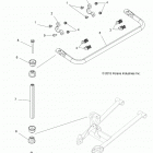 A18SVA85B5 SCRAMBLER 850 Suspension, stabilizer bar - a18sva85b5 (100066)